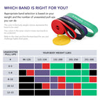 Lixada 5 Packs Pull Up Assist Bands Set Resistance Loop Bands Powerlifting Workout Exercise Stretch Bands and Carry Bag