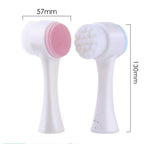 3D Double Silicone Facial Cleansing Brush